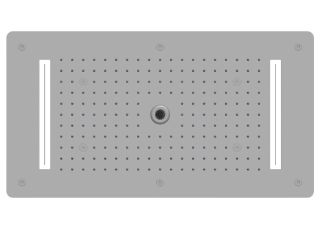 Верхний многофункциональный душ RGW SP-72 21140272-01 70x38см хром